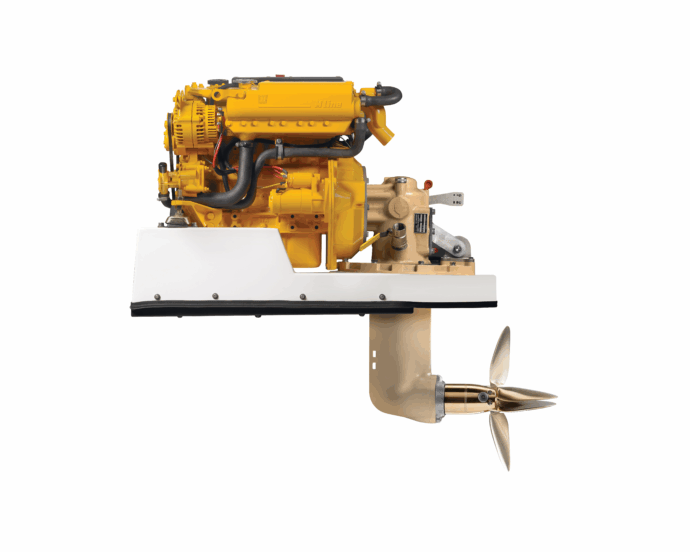 M-LINE Marine Diesel Engine with water-cooled cover also suitable for Volvo Penta 110S and 120S(B) Saildrives